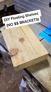54K views · 337 reactions | DIY floating shelves ANY idiot can make #floatingshelves #diyproject #woodworkingtips #woodworkingproject #bradsworkbench @texaswoodcraft | Diy Shelves | Facebook