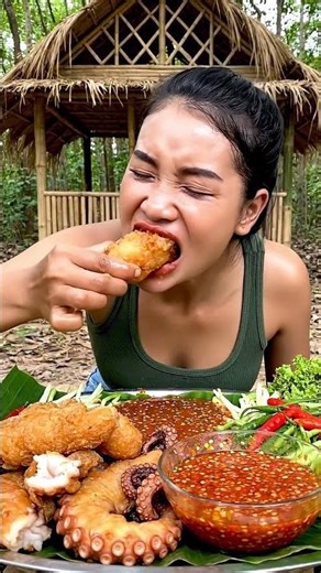 😍 Crispy Giant Octopus — Crunchy Outside, Tender Inside