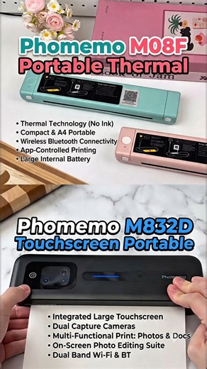 Phomemo Portable Printers: Ultimate Zero-Ink Setup for 2026 (Pocket vs. Full Page) #PortablePrinter