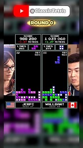 Closest BATTLE yet #tetris | Classic Tetris World Championship