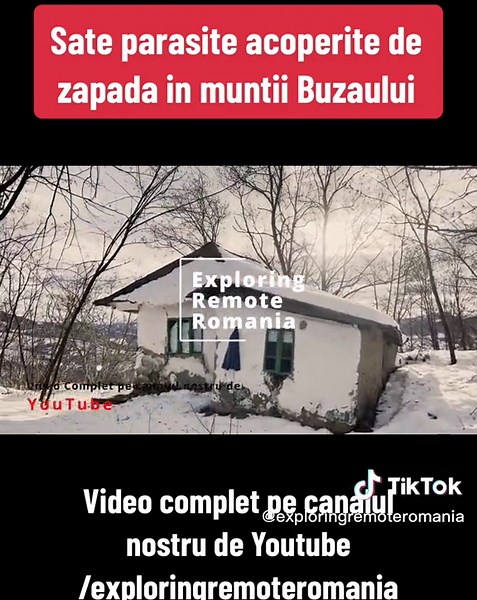 Sate parasite si case abandonate acoperite de zapada in muntii Buzaului / Abandoned villages covered with snow in Buzau mountains #buzau #abandoned #abandonedplaces #village #explore #exploringremoteromania #romania Full video on YouTube/exploringremoteromania