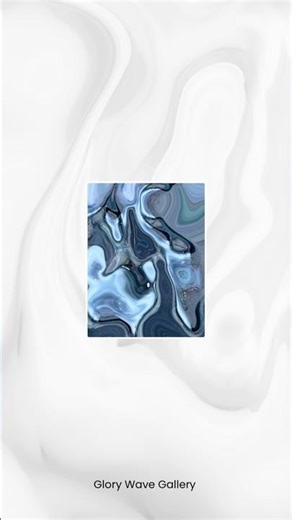 Deep Blue Fluid Abstract Digital Art Motion