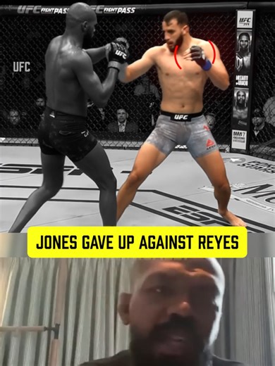 Reyes Broke Jones #combatsports #mma #ufc #jonjones #dominickreyes #danawhite #tomaspinall