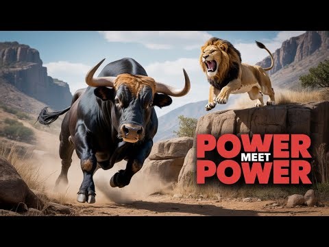 Savanna Clash: Brutal Bull vs Lion Battle | Real Wild Fight for Survival”