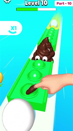 POOP vs EGG! The Funniest 3D! 🤣💩🥚 Pop Runner 3DFun (Part-10) #gaming #shorts #shortfeed #viralshorts