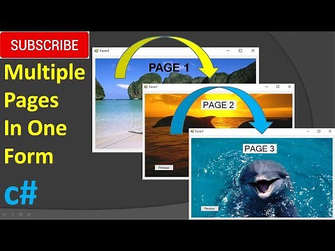 Multiple Pages on the Form in c# [Using Panels]