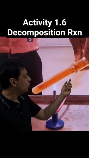 Activity 1.6 Decomposition reaction of lead nitrate to lead oxide clas 10th science.