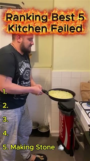 Ranking best 5 kitchen failed! #funny #fail
