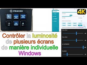 Windows-Contrôler la luminosité de plusieurs écrans de manière individuelle avec des logiciels