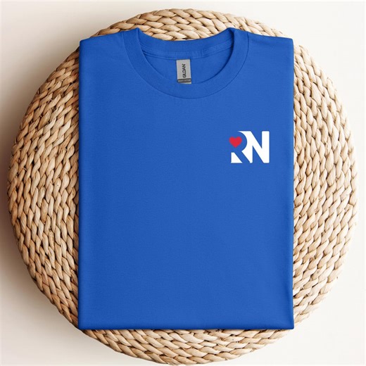 RN With Heart Logo Shirt - Etsy