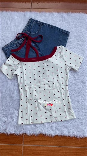 Polka Hearts Top Outfit Ideas for Your Style