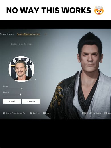 Pedro Pascal in Where Winds Meet?! 🗿🤯 #wherewindsmeet #wwmccps5 #customization #fyp #pedropascal