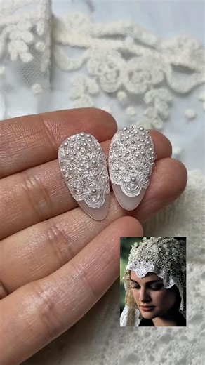 Vivian Xue Rahey on Instagram: "We’re BACK to my most favorite series. Don’t worry, for those who voted for Lily James Cinderella gown in my story, that one is still in the works!! 😆✨ These are a Golden Easter Egg set for Phoebe “Padme” via pampernailgallery.com Upcoming classes via “Pamper Academy” at link in bio. Lace glitter 👗 @artglitter 🎨 Featuring gel colors from @zillabeau @vetro_worldwide #pressonnails #pampernailgallery #starwars #padme #nailart"