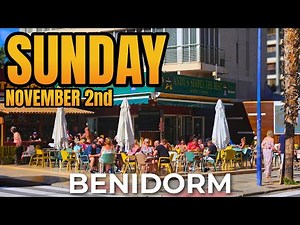 BENIDORM - Sunday Walk Through The Strip!