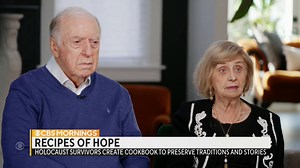 3.9K views · 93 reactions | “I made my life a monument of, sort of, what Hitler tried to kill”: Holocaust survivors Tova Friedman and Eugene Ginter say they still remember the feelings of fear and starvation at Auschwitz-Birkenau. In a new book of family recipes, they are encouraging people to never forget. https://cbsn.ws/3jcdZ8C | CBS Mornings | Facebook