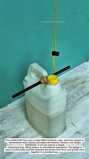 Genius DIY Water Weight Trap Tool – Simple Physics Hack You Must See!