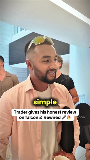 2 Years Falcon & Rewired trader gives his honest review about his trading journey so far at the FX Trading Conference 🔥🎤 #trading #interview #daytrader #falconfx #rewired