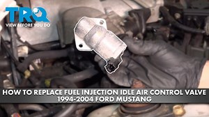 How to Replace Fuel Injection Idle Air Control Valve 1994-2004 Ford Mustang