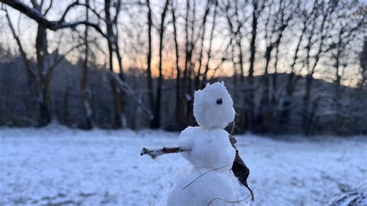 Abergavenny hosts the world’s smallest snowman competition