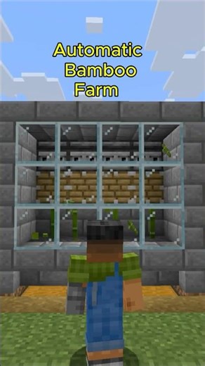 The Bamboo Farm You Need! 🧑🏻‍🌾 #minecraft #minecrafttutorial #minecraftmemes