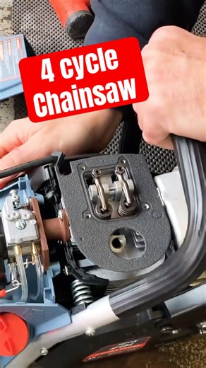 Should we mod this 4 cycle chainsaw?🤔