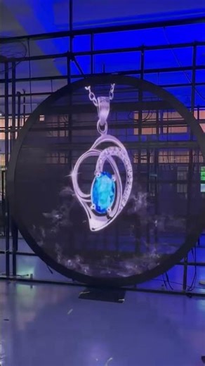 Outdoor P3.9 Circle Transparent LED Screen