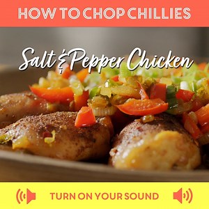 36K views · 63 reactions | What’s your favourite Nom dish that uses chillies? It’s so hard to pick just one, but we think we’d have to say it’s our Salt and Pepper Chicken!   SOUND ON!  You can watch our video on how to chop chillies RIGHT NOW! We’re showing you how to become a chilli chopping master, as well as how to make a really refreshing salsa!  If you loved this episode then don’t forget to like and share it with your friends!  | Pinch of Nom | Facebook