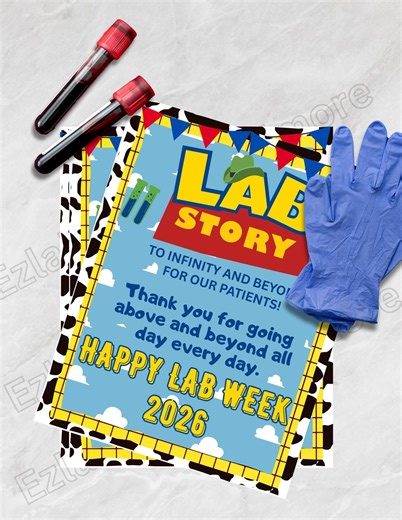 Lab week 2026 poster pdf, lab story printables