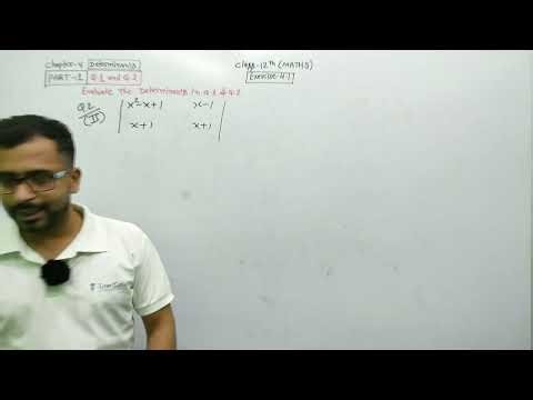 Class 12 Maths | Chapter 4 Ex 4.1 Q1 & Q2 Explained | Easy NCERT Solution | TutorCabin