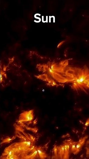 Earth vs Sun Scale Explained in 10 Seconds! #space #cosmolog #universe #cosmicexploration #short