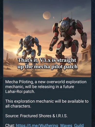 Become a Mecha Pilot in Wuthering Waves Gameplay