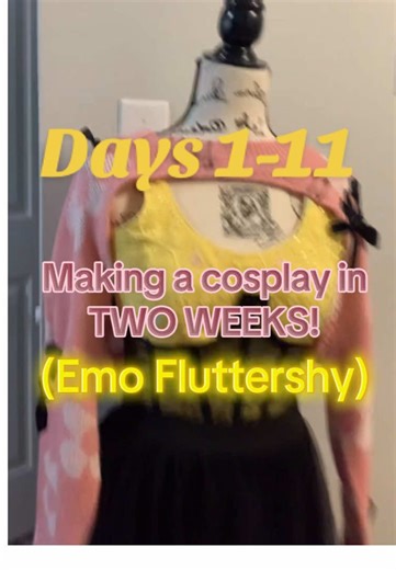 Creating an Emo Fluttershy Cosplay in Two Weeks