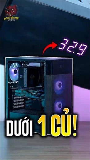 Case này Có Màn Hình DƯỚI 1 CỦ!? Gamdias Aura GC5 #120yenlang #wbpc