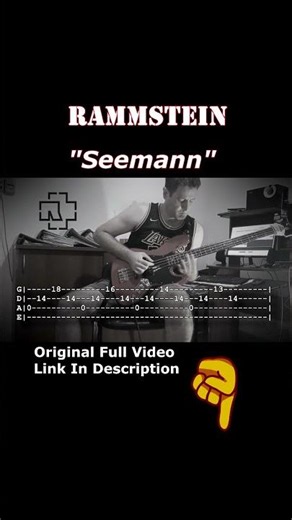 Rammstein - "Seemann" (Short Bass Cover With TABS)