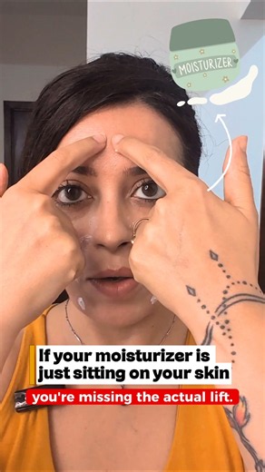 Stop Moisturizer Mistake & Get Natural Face Lift #shorts #faceyoga #skincare