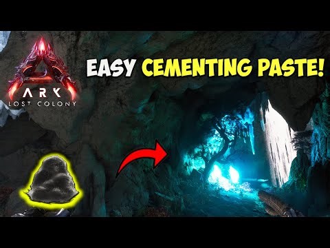 Lost Colony SECRET Cementing Paste Cave | ARK Survival Ascended