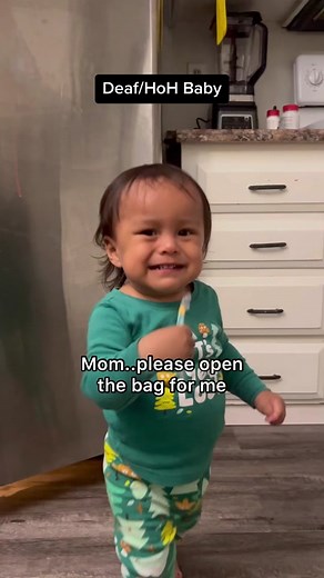 The way he signs for “cheese” is so funny!