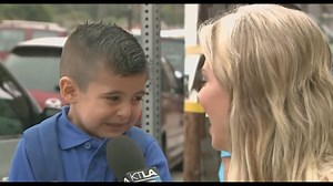 TV reporter makes kid cry when she asks him about first day of school