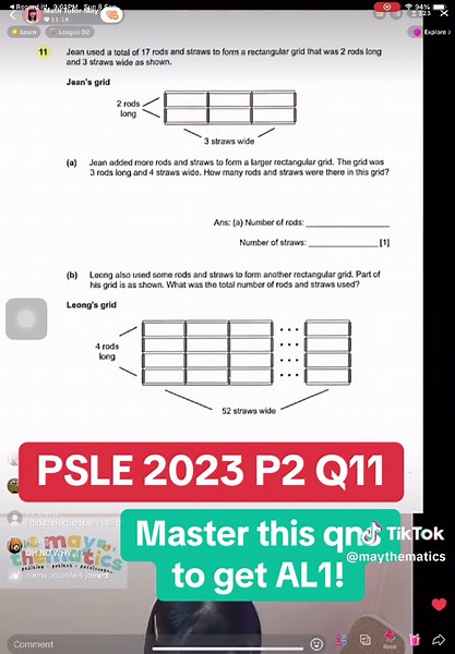 Master PSLE Math P2 Q11 with Memby Maths Tutor in Singapore!