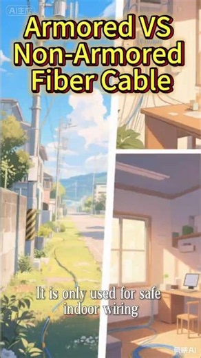 Armored vs Non-Armored Fiber Cable,What is the difference between them?
