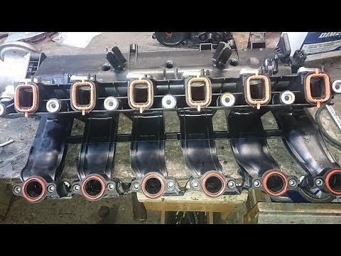 BMW X5 E53 3.0d, demontaż kolektora ssącego.