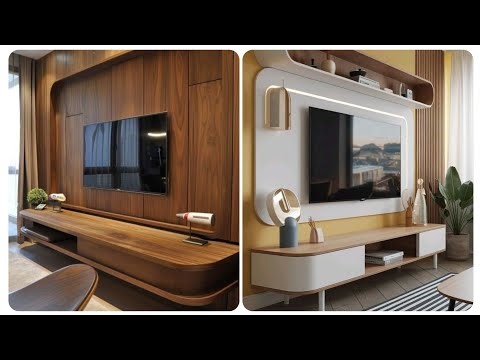 150+ NEW Modern TV Wall Unit Ideas 2025 | Stylish Living Room Inspiration & Floating Cabinet Designs