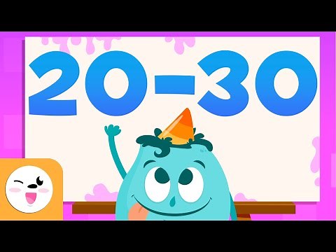 Adivina los números del 20 al 30 - Aprende a escribir y leer los números del 1 al 100