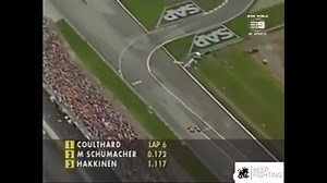 Michael overtakes David Coulthard to win the 2000 U.S. Grand Prix on 24 September 2000 #TeamMichael #KeepFighting | Michael Schumacher