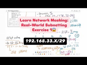 IP Subnetting Tutorial for Beginners: Practical Examples with Step-by-Step Calculations. Exercise 1