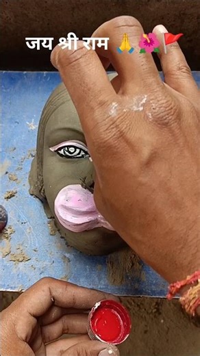 hanuman Murti banana🚩 hanuman murti making at home 🚩hanuman chalisa#Hanuman #bajrangbali#shorts