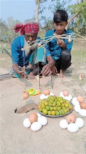 Village farmer rat hunting skill mouse killing trap 119 #rattrap #rathunter #villagelife #survival