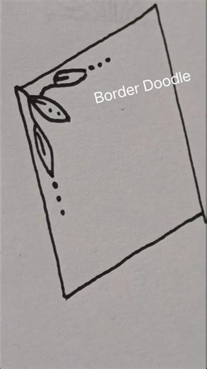 Border Doodle idea 01 #shorts #doodle #borderdoodle
