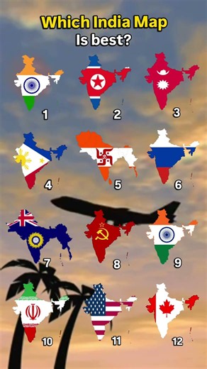 Which is the best Map of India🇮🇳?#world #india #map #geography #flag #country #comment #memes #fyp