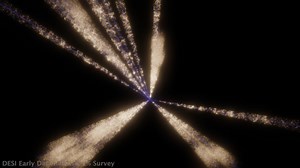 Galaxies & quasars & redshifts, oh my! The Dark Energy Spectroscopic Instrument has released data on nearly 2 million objects in space for researchers to explore. 🌌 ✨ https://newscenter.lbl.gov/2023/06/13/desi-early-data-release-holds-nearly-two-million-objects/ DESI Survey #Space | Berkeley Lab